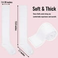 thumbnail image 3 of Women's Fuzzy Long Socks Fluffy Winter Plush Leg Warmers Winter Warm Knee Socks Thermal Socks, 3 of 7