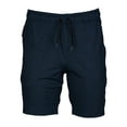 thumbnail image 5 of Russell Athletic Men's 2Pk Outstanding Stretch Short 8" (Navy/Navy Heather, Large), 5 of 5