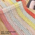 thumbnail image 2 of KAIYANG Cinta de encaje color crema de 10 yardas, 3 rollos de 4 cm de ancho, tela vintage para hacer manualidades de costura (azul), 2 of 5