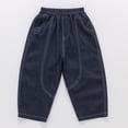 thumbnail image 5 of UJNDER Soft Denim Boy Pants Lightweight Straight Leg Everyday Comfort Trousers for Kids Boys Pants,Dark Blue_001,9-10 Years, 5 of 9