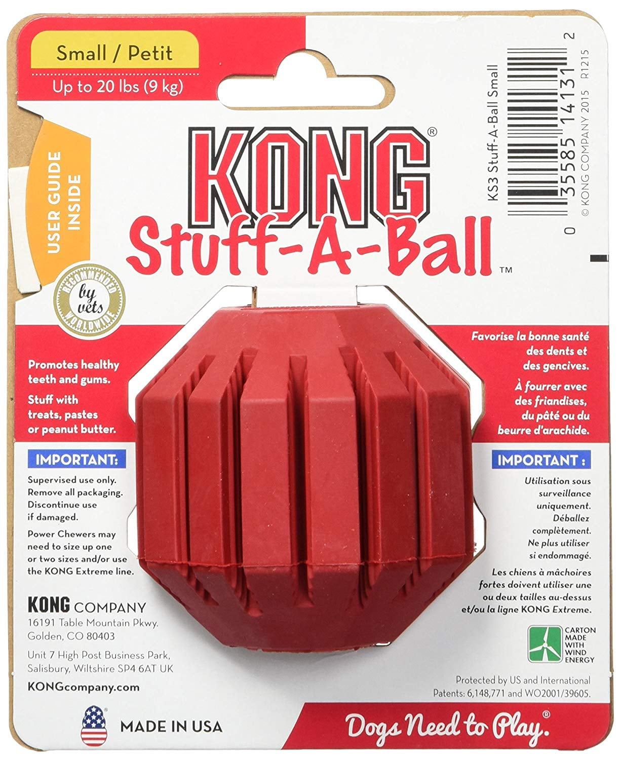 kong stuff a ball small