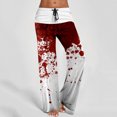 thumbnail image 2 of WEAIXIMIUNG Wide Leg Pants Women Jeans Print Wide Leg Slacks, 2 of 5