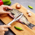 thumbnail image 1 of cpengpj Clearance Stainless Steel Scale Planer Household Scaling Tool Kitchen Gadget Commercial Fish Killing Scaling Tool, 1 of 3