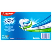 Colgate Triple Action Toothpaste, Original Mint, 6 oz, 3 Pack