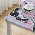 thumbnail image 5 of WYYP Marbled Surface Abstract Art Square Tablecloth 100% Polyester Fiber 46*46, 5 of 8