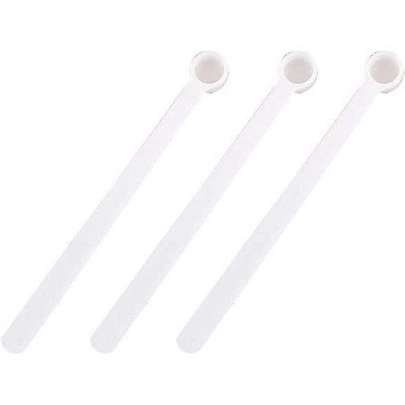 30 Pieces 250 Milligram Mini Measuring Spoons Micro 1/20 Teaspoon Micro Scoops Mini Scoops Measuring Spoons Tiny Scoops for Measuring Cosmetics Powders Seasoning, White