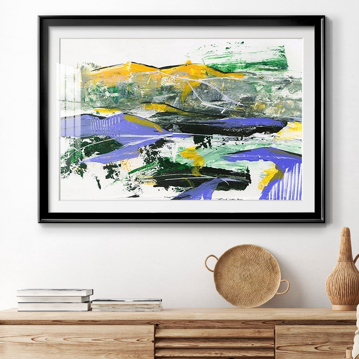 Silent Mountain III Premium Framed Print - Ready to Hang