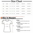 thumbnail image 2 of Summer Savings Clearance SHOPESSA Summer Tops for Women 2022 Casual Printing Round Neck Pullovers Short Sleeve Blouse T-Shirt Tops for Beach Party, 2 of 5