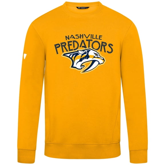 Men's Levelwear Gold Nashville Predators Zane Mission Sweatshirt