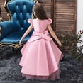 thumbnail image 4 of XBASW 3-12T Flower Girl Dress for Toddler Kids Tulle Formal Trailing Princess Dresses Birthday Party Wedding Formal Gown for Baby, 4 of 9
