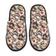 thumbnail image 1 of Balery lips record rock Skull Pantuflas de Casa de Felpa Silenciosas con Diseño Estampado, Zapatillas Cómodas Antideslizantes de Algodón para Interior-Medium, 1 of 8