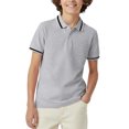 thumbnail image 2 of Kids' Athletic Polo Shirt Quick Dry Team Practice Top PE Class Clothing Collared, 2 of 4