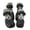 Black, variant on Dog Shoes Dip Coating Waterproof Durable Shoe Covers and Socks for Pet Comfort in Outdoor Scenarios, Blue Size L