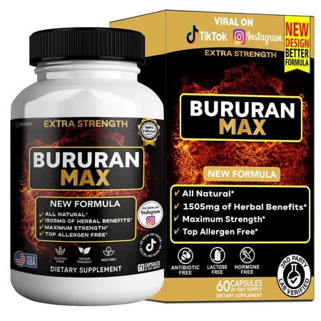 GreenVify Bururan Max – Daily & Lifestyle Support Supplement, Adult Nutritional Formula