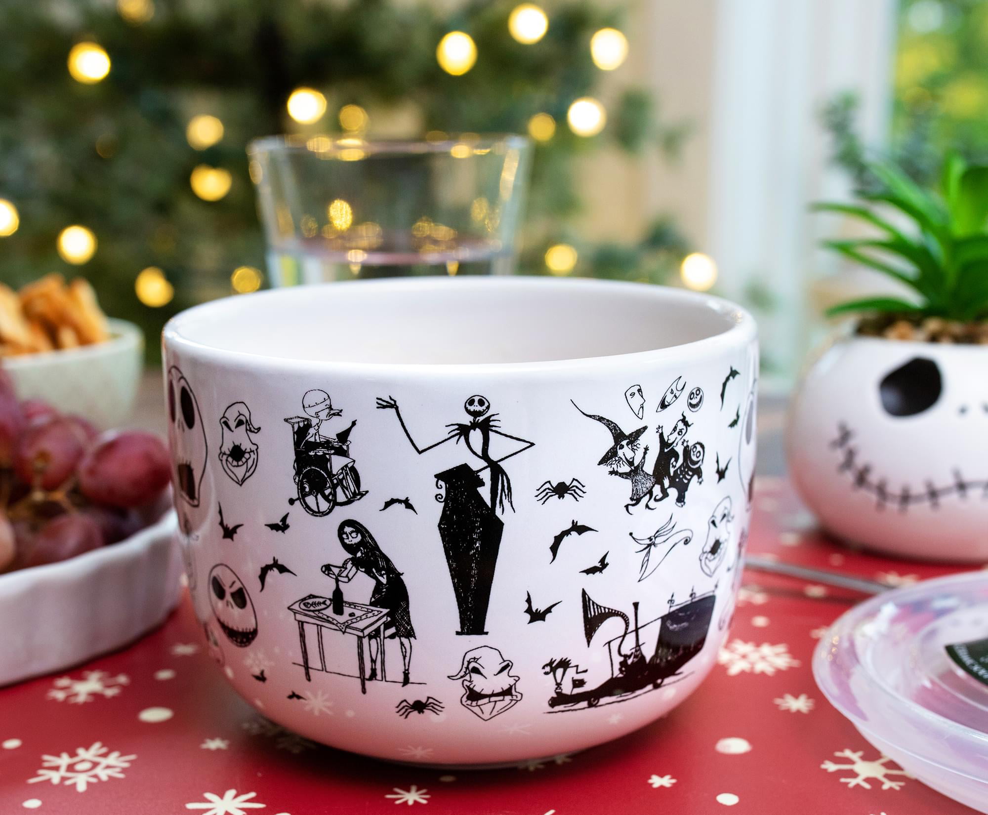  Disney The Nightmare Before Christmas Jack Expressions Ceramic  Soup Mug With Vented Lid, Bowl Container For Ice Cream, Cereal, Large  Coffee Mugs and Cups, Home & Kitchen Essentials