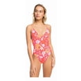 thumbnail image 1 of Traje De Baño Roxy Mujer Dama Playa Surf Meadow Rojo rojo XS, 1 of 7