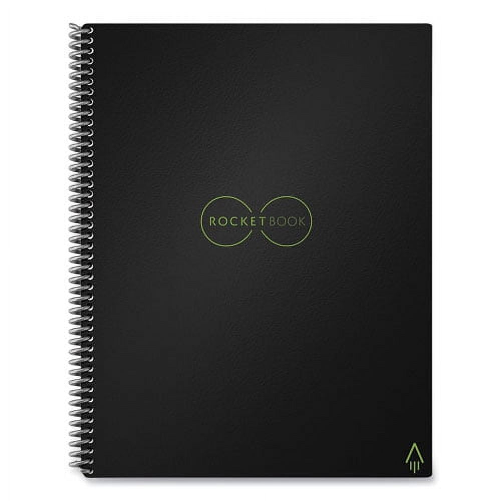 Core Smart Notebook, Dotted Rule, Black Cover, 11 X 8.5, 16 Sheets | Bundle of 2 Each
