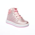 thumbnail image 1 of Tenis Botín Niña Moda Casual Rosa Metálico Tipo Piel Cómodo rosa 13 Incógnita 013A1C, 1 of 5