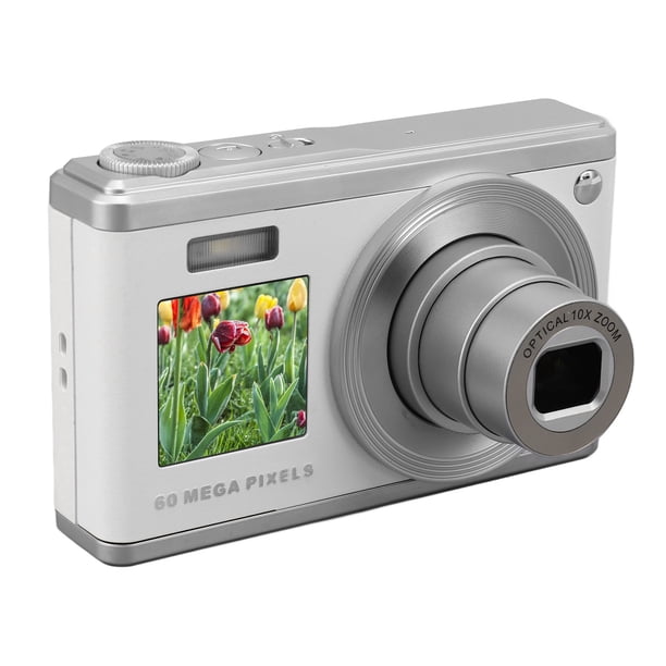 Cámarae Digital Inteligente 60MP 4K Ultra HD 16x Zoom Digital Grabación de Video Cámarae Digital Con Pantalla Soleta de 3 Pulgadas, Cámara Compacta Para Para Viajes y selfies
