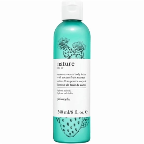 philosophy Nature Lotion pour le Corps en Pot Crème-à-Eau avec Extrait de Fruit Cactus