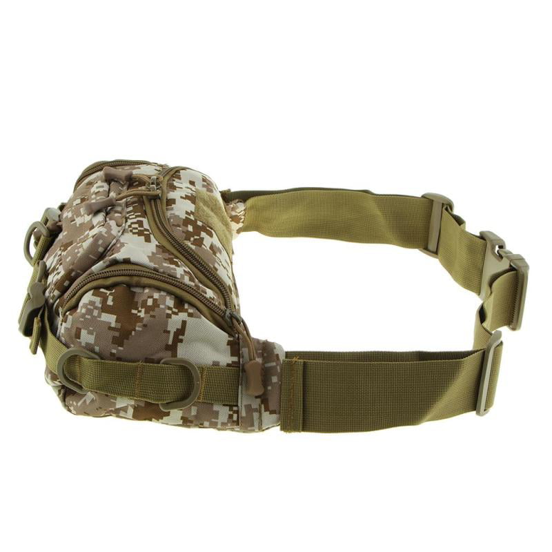 North Mountain Gear Woodland Green Camouflage Fanny Pack Lightweight Waterproof 