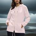 thumbnail image 2 of Diufon Lightweight Rain Jacket Women Waterproof Windbreaker Jackets lightweight Portable Coat with Zip Pockets, 2 of 7