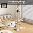 thumbnail image 3 of MOOSOO Cordless Vacuum, Powerful But Quiet Stick Vacuum, Lightweight Vacuum Cleaner For Hard Floors, Carpets, Pet Hair, 3 of 8