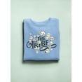 thumbnail image 3 of The Tribe - Vintage Emoji Crew Unity Graphic Women's Sweatshirt, 3 of 4