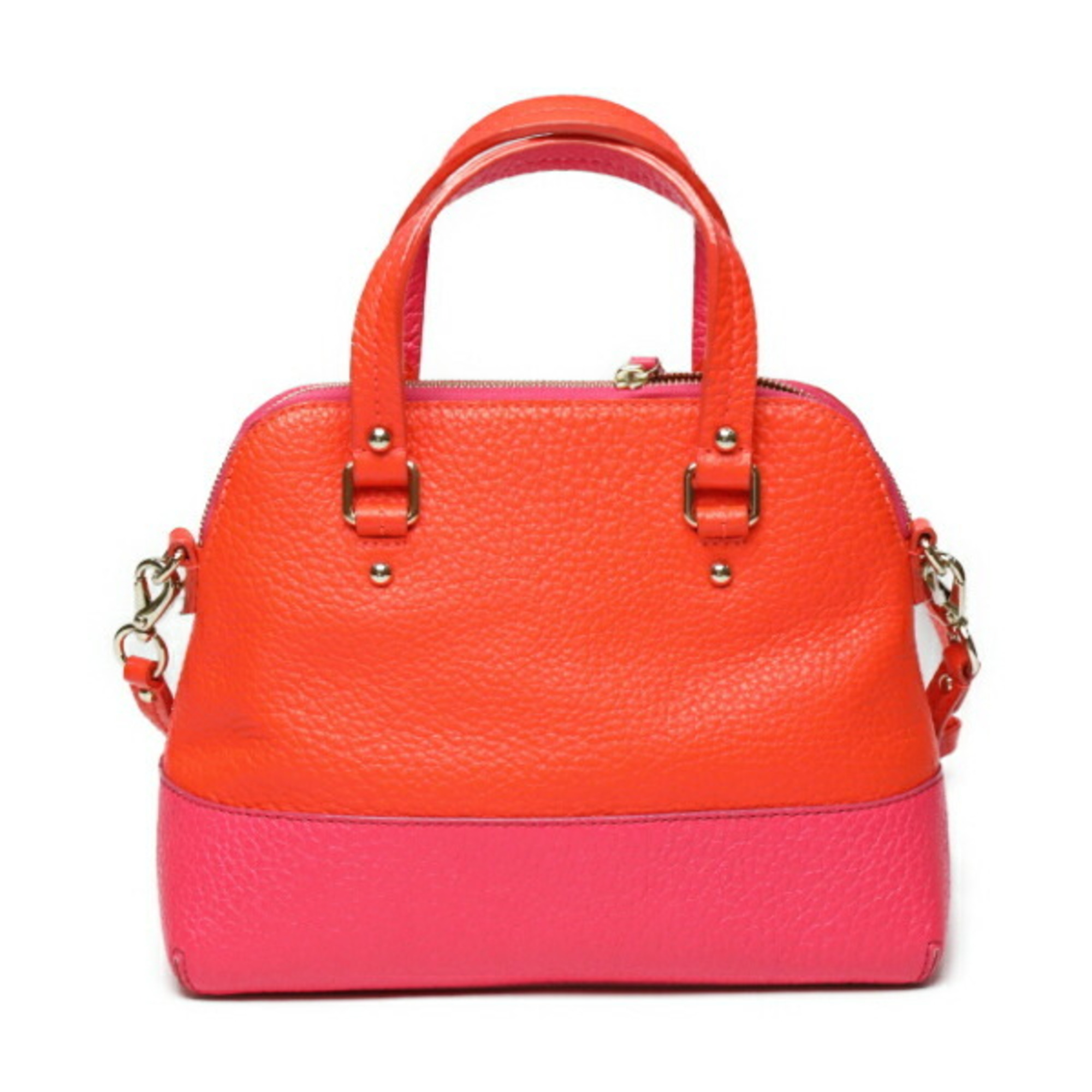 Pre-Owned Kate Spade Crossbody 2WAY Pink x Orange Handbag (Good)