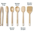thumbnail image 4 of Caraway 14-Piece Kitchen Prep Set - Kitchen Knife Set & Wooden Utensil Set - Made With Premium German Steel Blades & FSC-Certified Birch Wood - Includes Organizer - Charcoal, 4 of 6