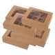 thumbnail image 3 of 10 Uds. Cajas para cupcakes, cajas para galletas con ventana, cajas para dulces, porta cupcakes para pasteles pequeños, galletas, vacaciones, bodas papel kraft, 3 of 9