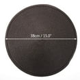 thumbnail image 7 of Vnanda 4Pcs Round Braided Placemats Round Table Mats for Dining Tables Natural Woven Heat Resistant Place Mats, 7 of 7