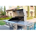 thumbnail image 5 of Kenmore 3-Burner Gas Grill, Outdoor BBQ Grill, Propane Grill with Foldable Side Tables, Azure Blue, 5 of 14