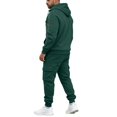 thumbnail image 6 of Men's Quarter Zip Cargo Tracksuit Two Piece Outfit Multi Pockets Hoodie and Jogger Pants Drawstring Casual Athletic Set 2XL, 6 of 7
