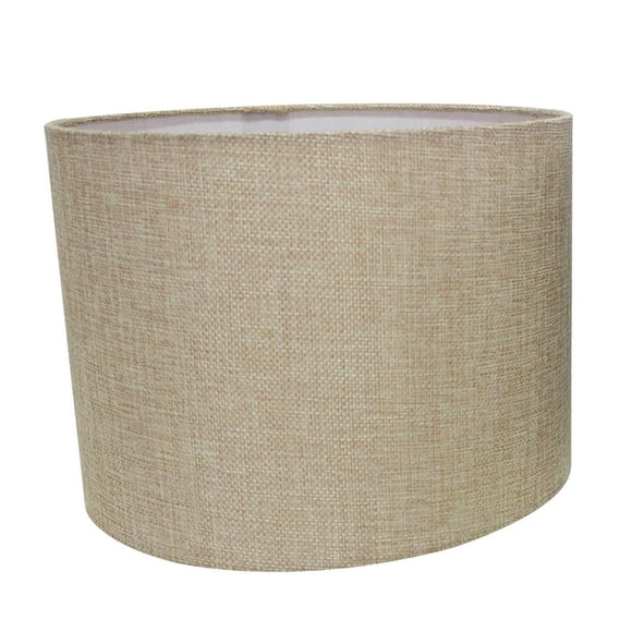 Drum Lamp Shades Light Shade Decorative Trendy Bedside Lights Easy Install Lampshade Lamp Cover for Office Bedroom Living Room Kitchen Entry Beige