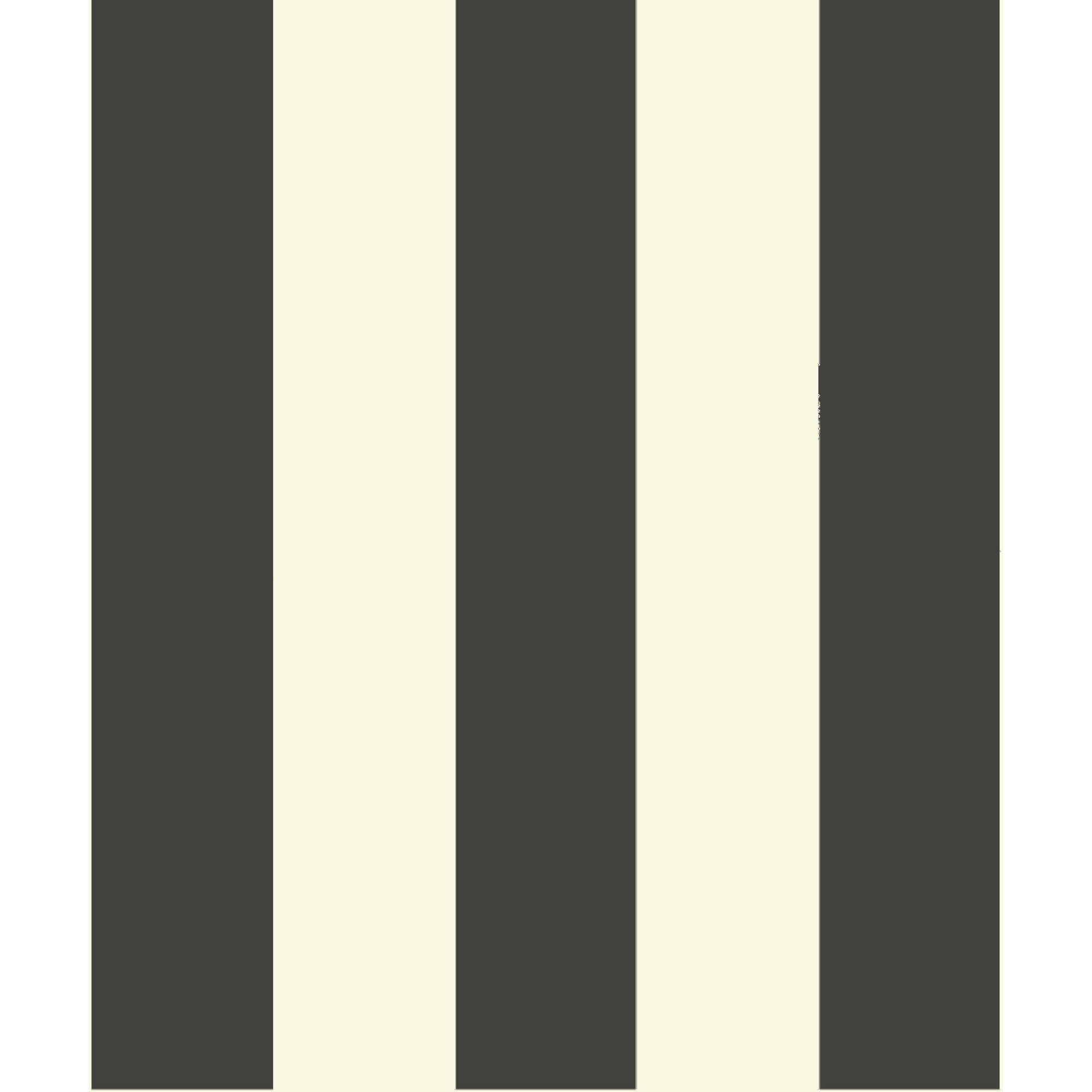 York Wallcoverings Black & White 3" Stripe Removable Wallpaper