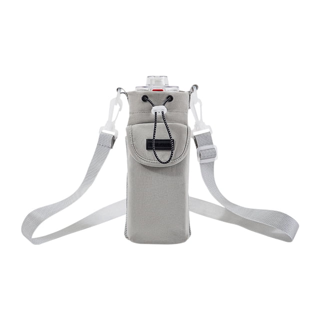 Botella de Agua Almacenamiento Tapa de Taza Aislada Viaje Bolsa de Botella de Agua de una Pieza, Bolsa de Almacenamiento Inclinada de Botella de Agua de Teléfono Móvil Portátil Al Aire Libre