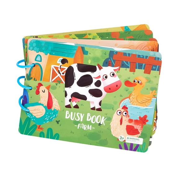 Reusable Sticker Book For Kids | Travel Toys Sensory Book | Montessori Toddler Preschool Early Learning Toys Book - For Boys & Girls Develops Fine Motor Skills