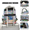 thumbnail image 3 of FORMRS Mini Backpack Purse for Women Quilted Travel Daypack Casual Shoulder Bag, Floral Window, 3 of 7