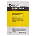 thumbnail image 2 of Niche Rear Brake Pad Set for Yamaha FZ1 Organic Motorcycle 519-KPA2574D, 2 of 5
