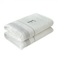 thumbnail image 3 of SKL Home Casual Monogram Bath Towel, "F", White, 3 of 4