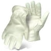 Boss 7191L Pig Skin Thin Insulated Gloves, White - Large