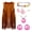 Khaki, variant on 5 Pcs/Set Women Vest with Headband Sunglasses Necklace And Earrings Tassel Cardigan Waistcoat Retro 60s 70s Dance Party Disco Costume Halloween Cosplay Clothes