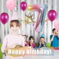 thumbnail image 4 of 7th Birthday Girl Balloon, Pink Number 7 Balloon, Pink Number Helium Balloon, 7 Year Girl Balloon, 7 Year Old Birthday Balloons, 4 of 4