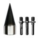 thumbnail image 1 of Conductor de cono de tornillo de broca de le?a divisor acero al carbono 42mm al aire libre LingWen 8390615553339, 1 of 1