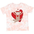 thumbnail image 3 of Inktastic Hug Sock Monkey Boys or Girls Toddler T-Shirt, 3 of 5