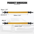 thumbnail image 3 of Unique Bargains 2pcs 150mm 5.91' Car Splitter Support Rods Adjustable Front Rear Bumper Lip Splitter Strut Rod Tie Support Bars Black, 3 of 7
