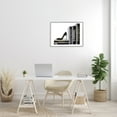 thumbnail image 2 of Stupell Industries High Fashion Black Book Shelf with Stilettos Heel, 24 x 30,Design by Amanda Greenwood, 2 of 8