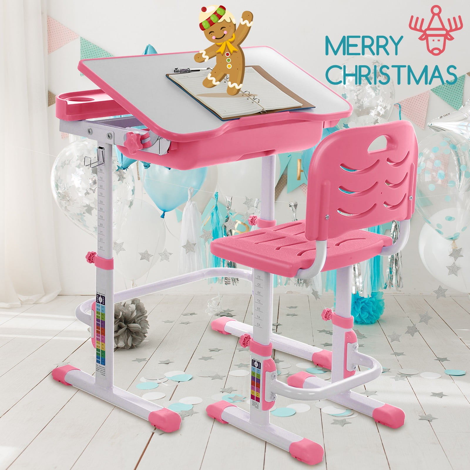 Buy Meitianfacai Study Desk for Kids Height Adjustable Study Desk And