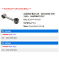 thumbnail image 2 of Stabilizer Bar Link - Compatible with 2001 - 2006 BMW 325Ci 2002 2003 2004 2005, 2 of 2